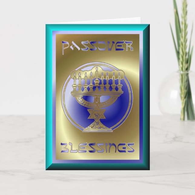 Pesach Passahfest-jüdischer Feiertag Karte (Vorderseite)