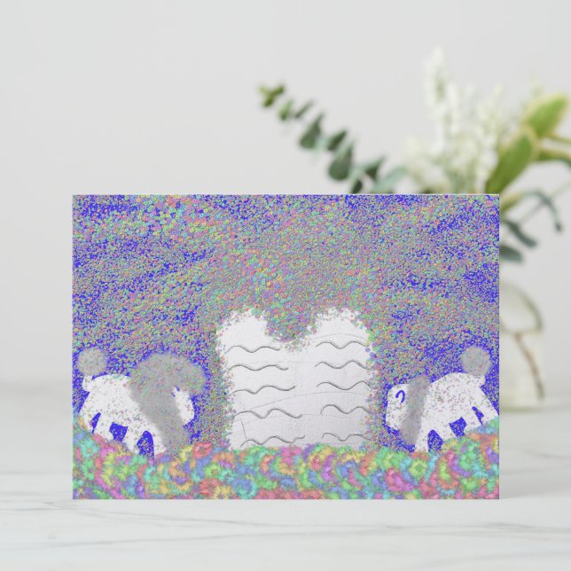 Pesach Pessach Löwe von Judah Feiertagskarte (Stehend Vorderseite)