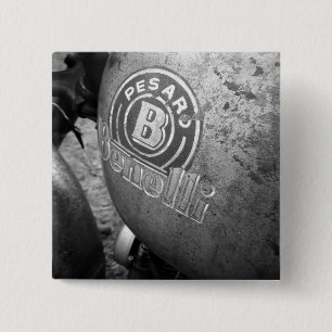 Pesaro Benelli Oldtimer-Motorrad Button