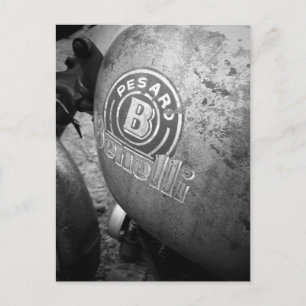 Pesaro Benelli Vintages Motorrad Postkarte