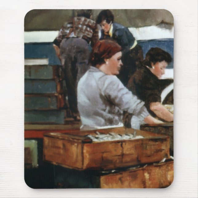 Pescaderas (Apunte)/Fishmongers (Sketch) Mousepad (Vorne)