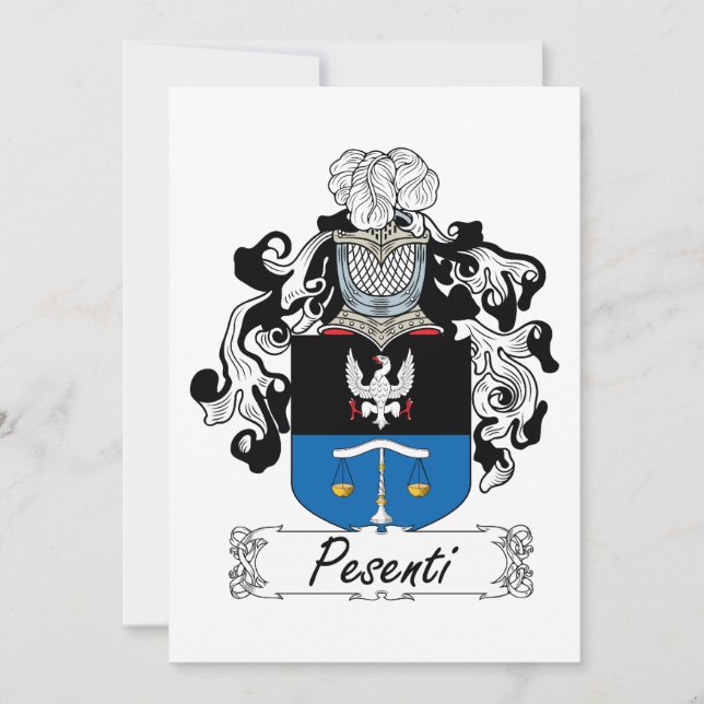 Pesenti Familienwappen (Vorderseite)