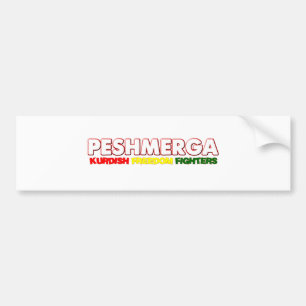 Peshmerga KURDISCHE FREIHEITS-KÄMPFER Autoaufkleber