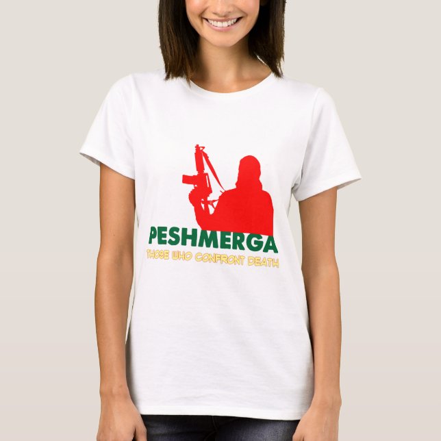 PESHMERHA - JENES KONFRONTIEREN WHO TOD T-Shirt (Vorderseite)