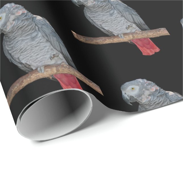Pesky Paprot Wrapping Paper Geschenkpapier (Rolleneckpunkt)