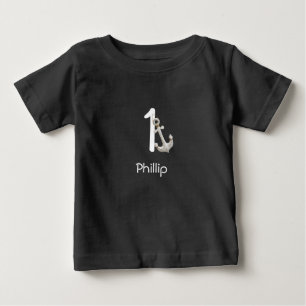 Pesonalisiertes Alter & Off-White Anker Baby T-shirt