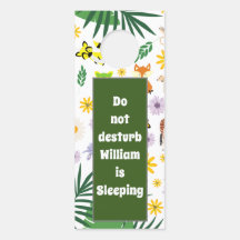 Pesonalisiertes Safari-Kinderzimmer