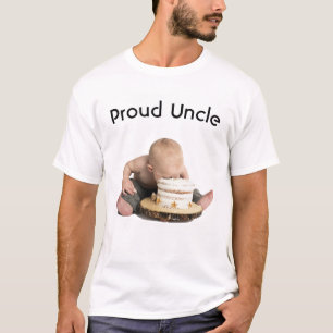 Pesonalize Proud Onkel / Baby Eating Starfish T-Shirt