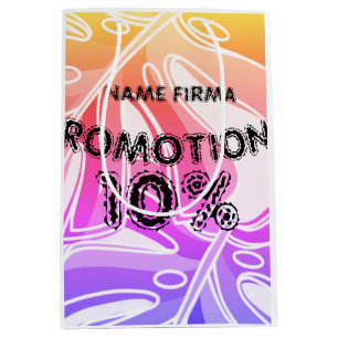 Pesonalized name PROMOTIONS Mittlere Geschenktüte
