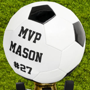 Pesonalized Soccer Ball Player Name MVP
