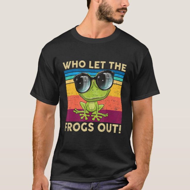 Pessach, der die Frösche Gelassen hat T-Shirt (Vorderseite)