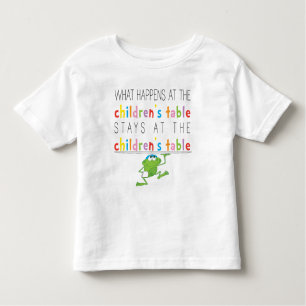Pessach "Der Kindertisch" Kleinkind-T - Shirt