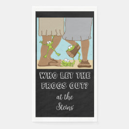 Pessach Gasttuch Napkins, der die Frösche Lasse Serviette