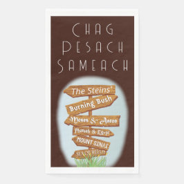 Pessach Gasttuch Napkins The Burning Bush Serviette