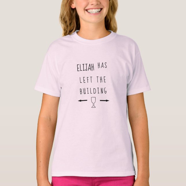 Pessach Girls' T - Shirt Elijah  das Gebäude (Vorderseite)