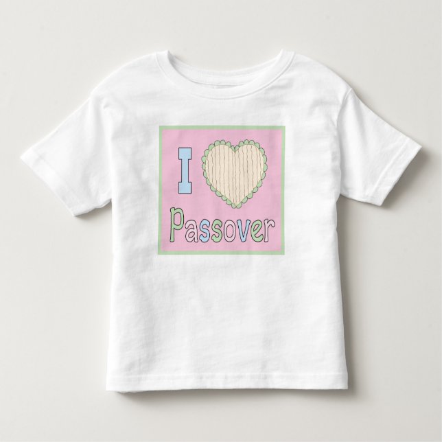 Pessach Kleinkind Shirt 2T-6T I Liebe Pessach (Vorderseite)