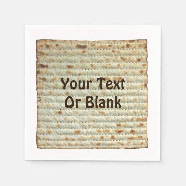 Pessach Matzah Serviette (Vorderseite)