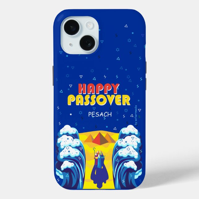 Pessach Moses & Israelites' Exodus Pop Art Paint Case-Mate iPhone Hülle (Rückseite)