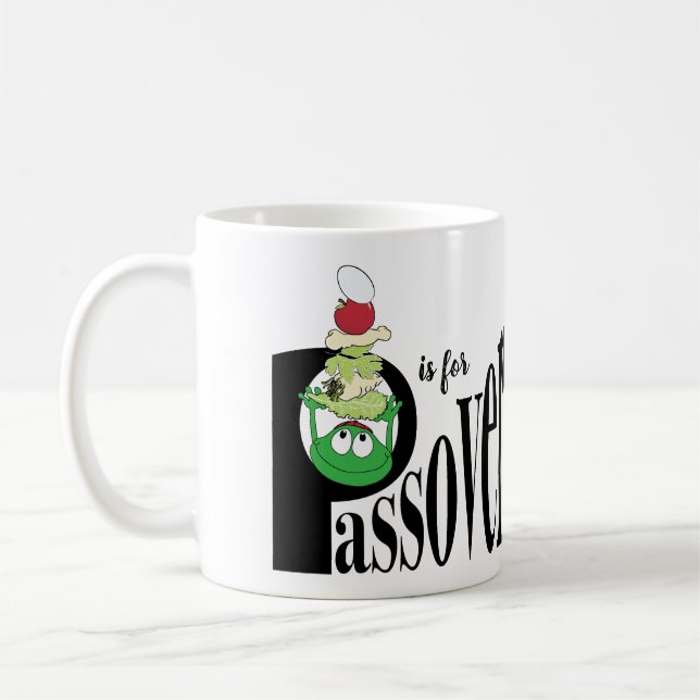 Pessach "P is for Pessach" 11 oz Tasse (Links)