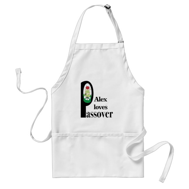 Pessach "P ist für Pessach" Standardmäßige Schürze (Vorne)