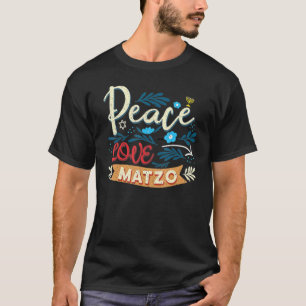 Pessach Peace Liebe Matzo Seder Judenurlaub T-Shirt