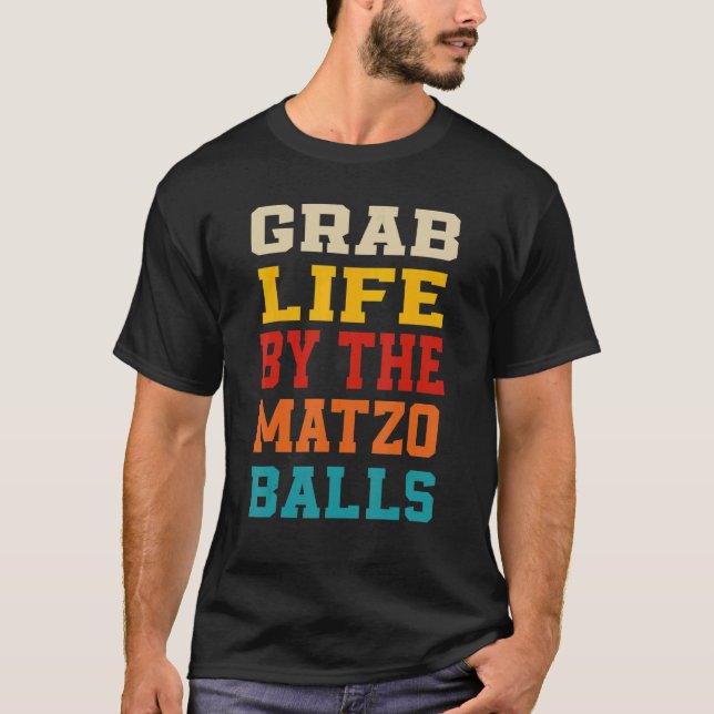 Pessach Seder jüdischen Grabstätte am Matzo Balls T-Shirt (Vorderseite)