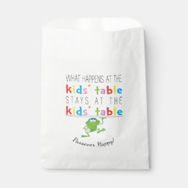 Pessach "The Kids'Table" Goodie Gefallen Tasche Geschenktütchen
