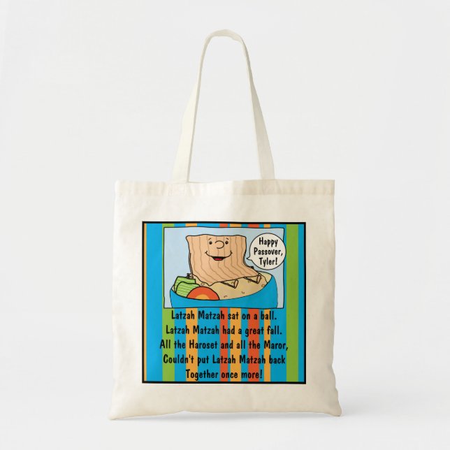 Pessach Tote Tag Funny Seder Toon Tragetasche (Vorne)