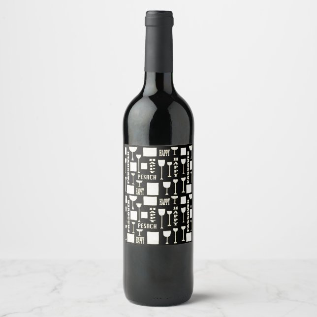 Pessach Wein Flasche Etikett Matzah N Wein (Vorderseite)