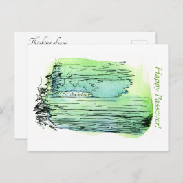 Pessach, wenn wir nicht zusammen Grünwald sein kön Postkarte