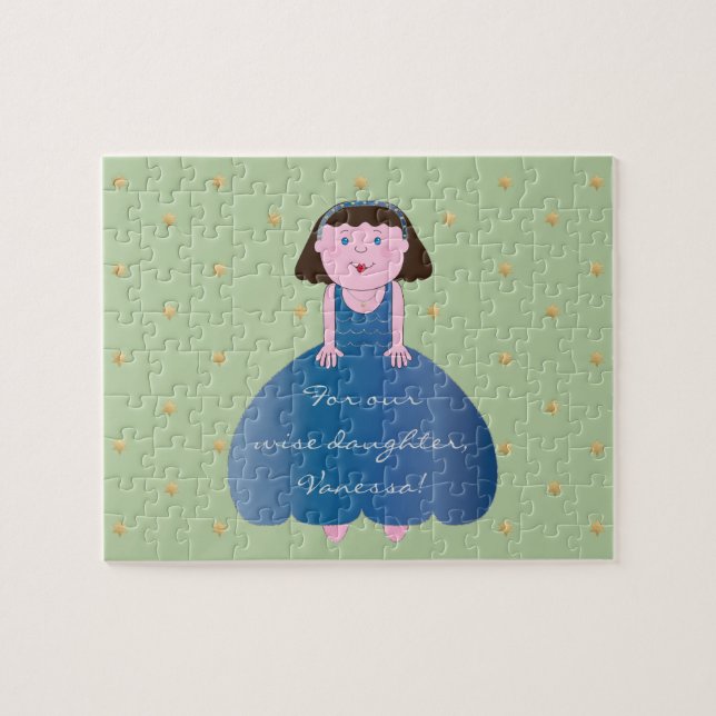 Pessach-Wise-Tochter-Puzzle für Kinder Puzzle (Horizontal)