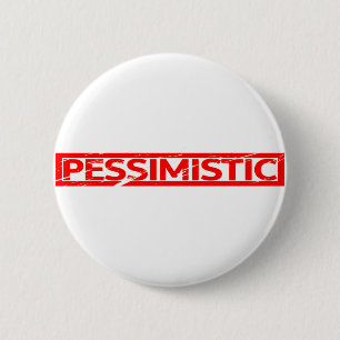 Pessimistische Briefmarke Button
