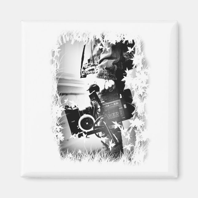 Pessoa Segurando uma câmera dslr Preta Magnet (Vorne)