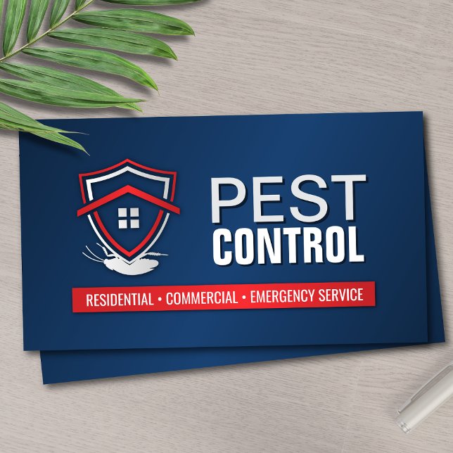 Pest Control Services - Exterminator Visitenkarte (Von Creator hochgeladen)