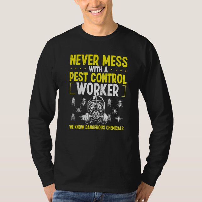 Pest Control Worker Animal Control Professional Ex T-Shirt (Vorderseite)