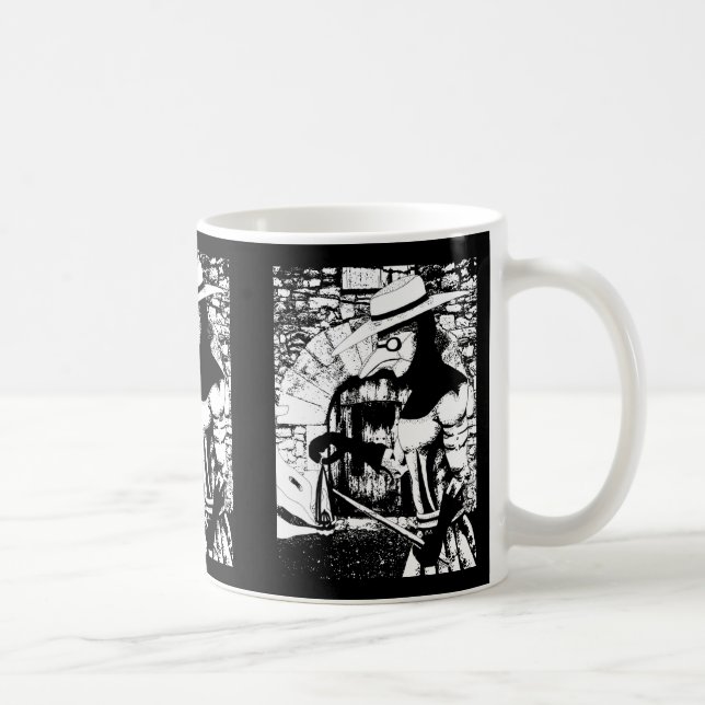 Pest-Doktor Mug Tasse (Rechts)