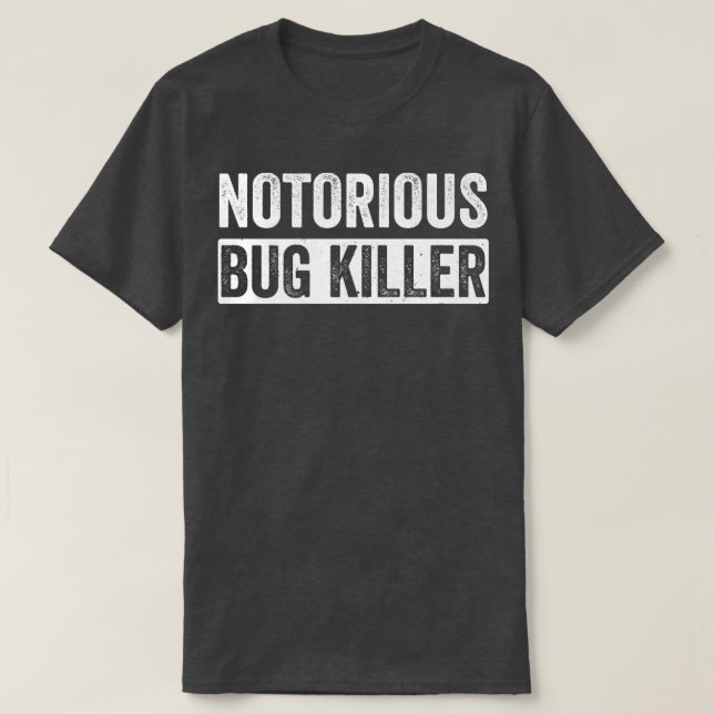 Pest Kontrolle Bug Exterminator Bug Killer Funny T-Shirt (Design vorne)