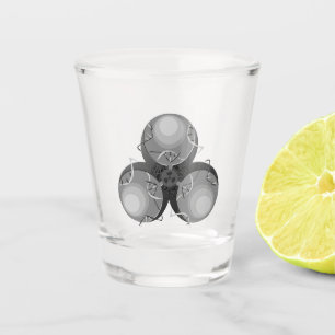 Pest-Virus-Biogefährdung Schnapsglas