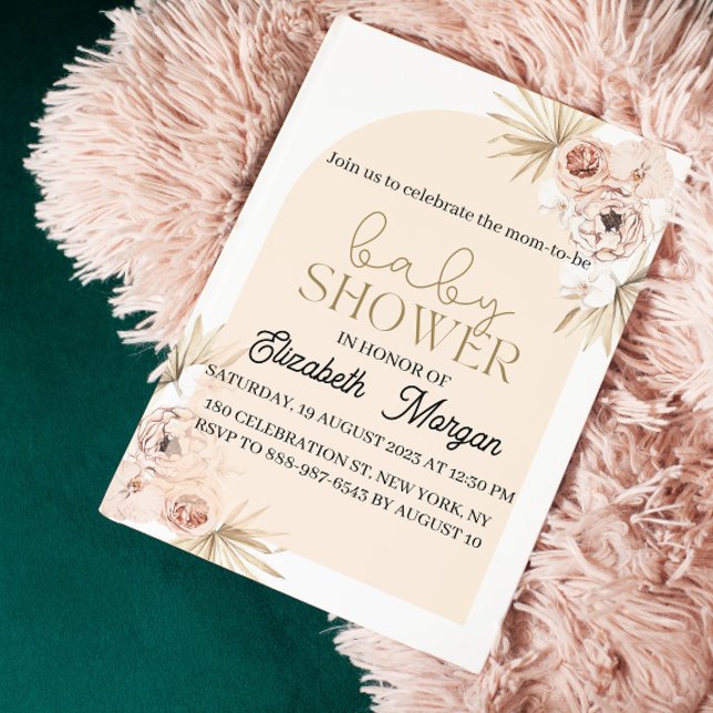 Pestal Wasserfarbe mit Blume Garden Kinderdusche Einladung (Von Creator hochgeladen)