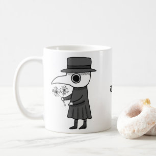 Pestärztin Funny Mittelalterliches Goth Lover Gesc Kaffeetasse