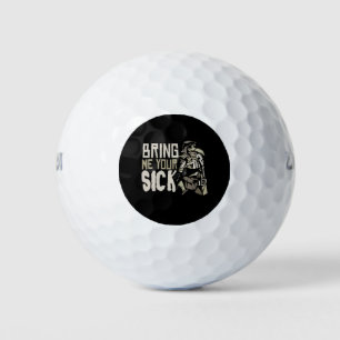 Pestärztin Halloween Beängstigend Gothic-Geschenk Golfball