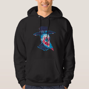 Pestärztin Skull Mask Bizarre Dark Art Hoodie