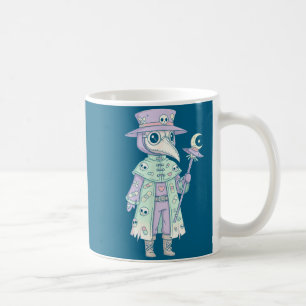 Pestdoktor Gothic Pastell Süße Motte Gesichtsmaske Kaffeetasse