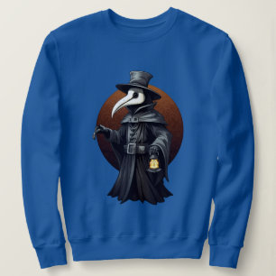 Pestdoktor-Laterne T-Shirt – Dunkle Gothic Sweatshirt