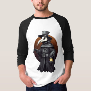 Pestdoktor-Laterne T-Shirt – Dunkle Gotik