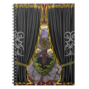 Pestliche Grimoires von Nekromancy & Curses III Notizblock