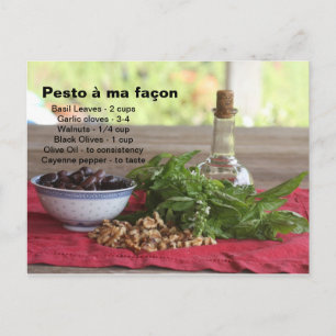Pesto Postkarte