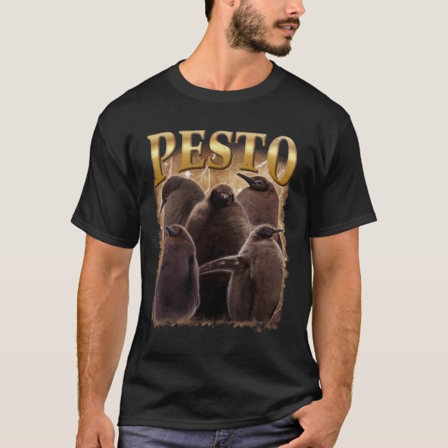 Pesto The Pinguin Funny Ba1 T-Shirt (Vorderseite)