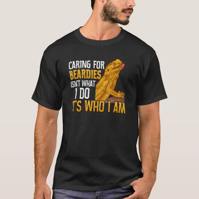 Pet Bearded Dragon Lizard Reptile Gekümmert für Be T-Shirt (Vorderseite)