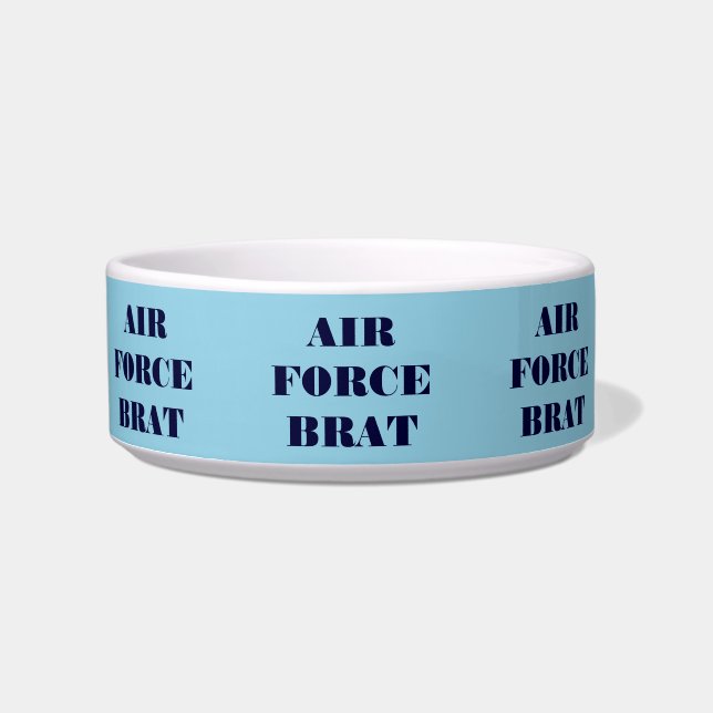 Pet Bowl Air Force Brat Napf (Vorderseite)